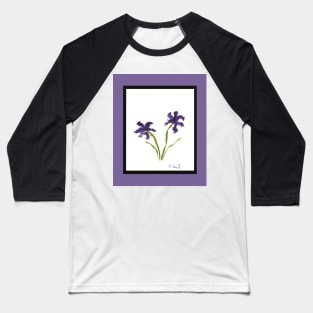 Purple Flowers! Baseball T-Shirt